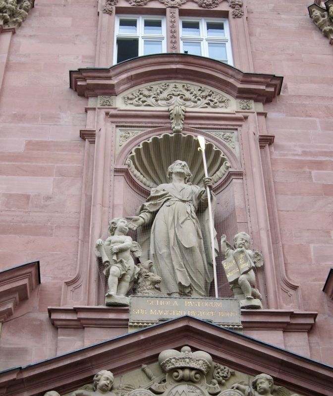 Priesterseminar / Seminary - Detail above door. Click for full size. Priesterseminar / Seminary - Detail above door image. Click for full size.