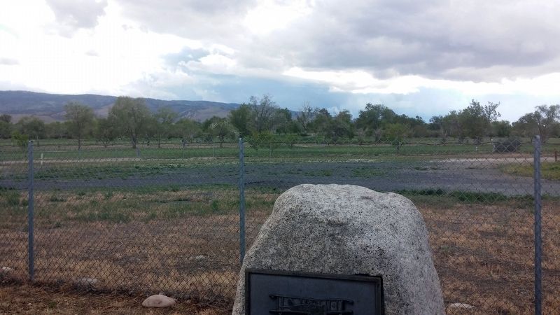 Site of Reno Air Mail Field - Looking at Washoe County Golf Course in the distance image. Click for full size.