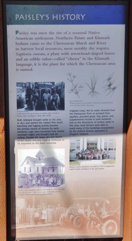 Paisley's History Marker image. Click for full size.