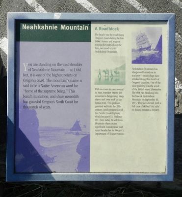 Neahkahnie Mountain Marker image. Click for full size.