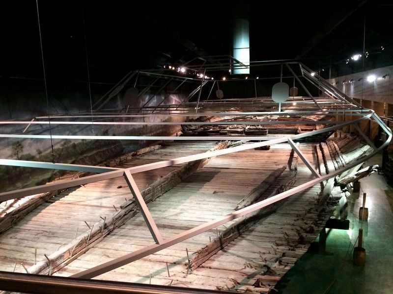 Remains of the CSS Jackson at the National Civil War Naval Museum in Columbus, Georgia. image. Click for full size.
