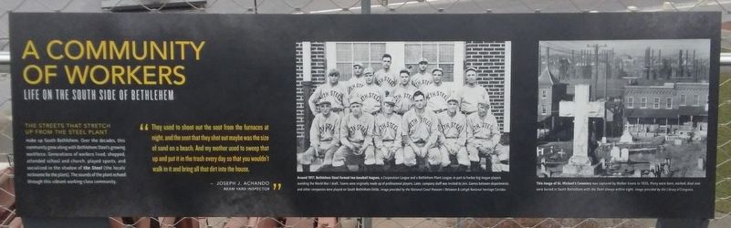 A Community of Workers Marker. Click for full size. A Community of Workers Marker image. Click for full size.