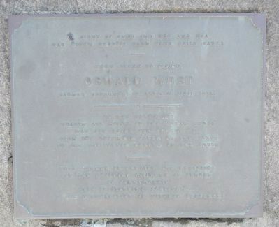 Oswald West Marker. Click for full size. Oswald West Marker image. Click for full size.