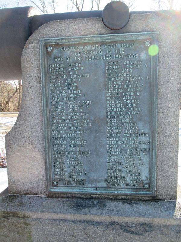 Union Civil War Memorial image. Click for full size.