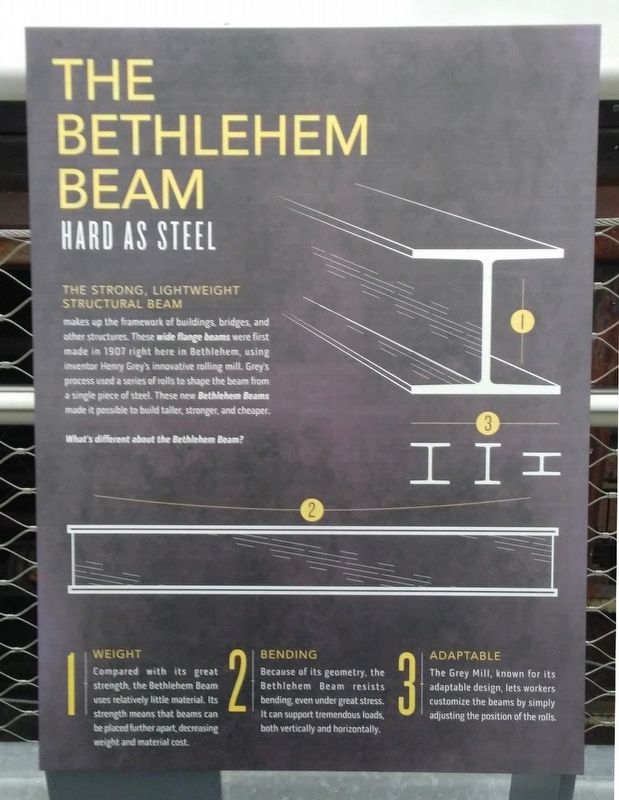 The Bethlehem Beam Marker image. Click for full size.