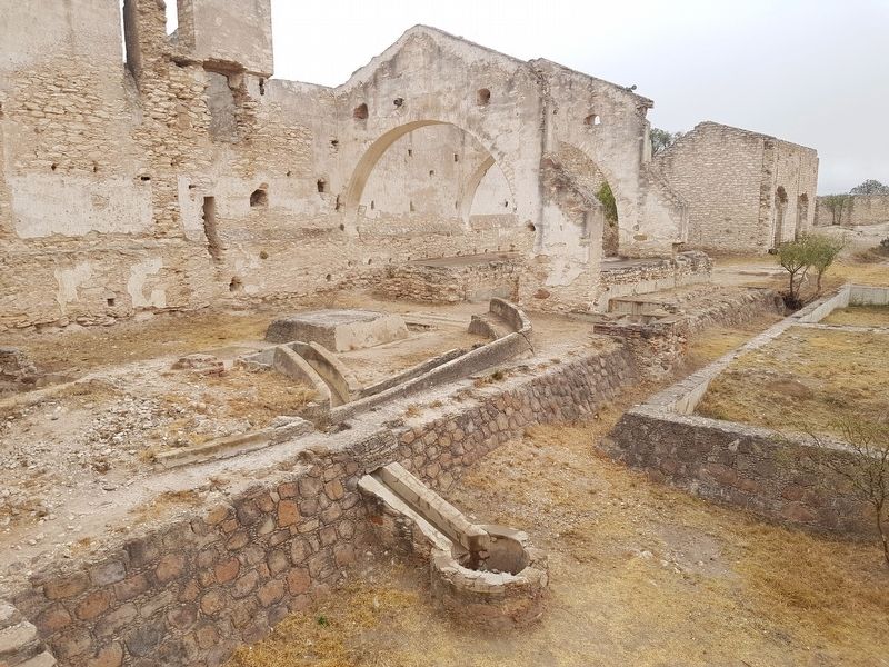 Ruins of the Former Mine and Hacienda of Los Cinco Señores. Click for full size. Ruins of the Former Mine and Hacienda of Los Cinco Señores image. Click for full size.