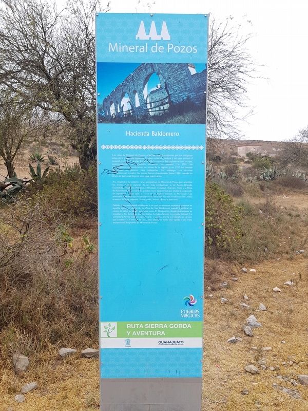 Hacienda Baldomero Marker. Click for full size. Hacienda Baldomero Marker image. Click for full size.