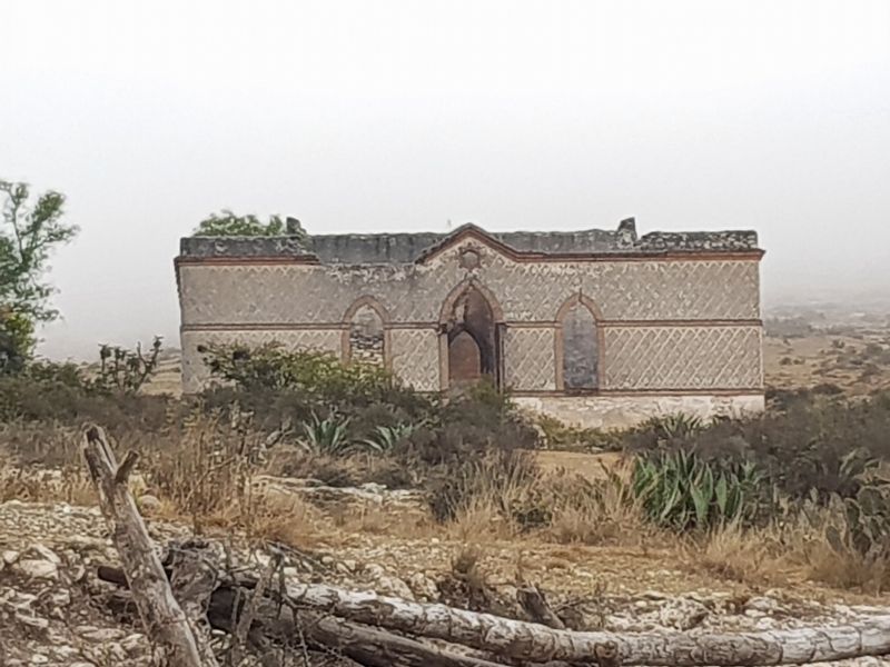 The "Little Hospital" at Hacienda Baldomero, mentioned in the marker text image. Click for full size.