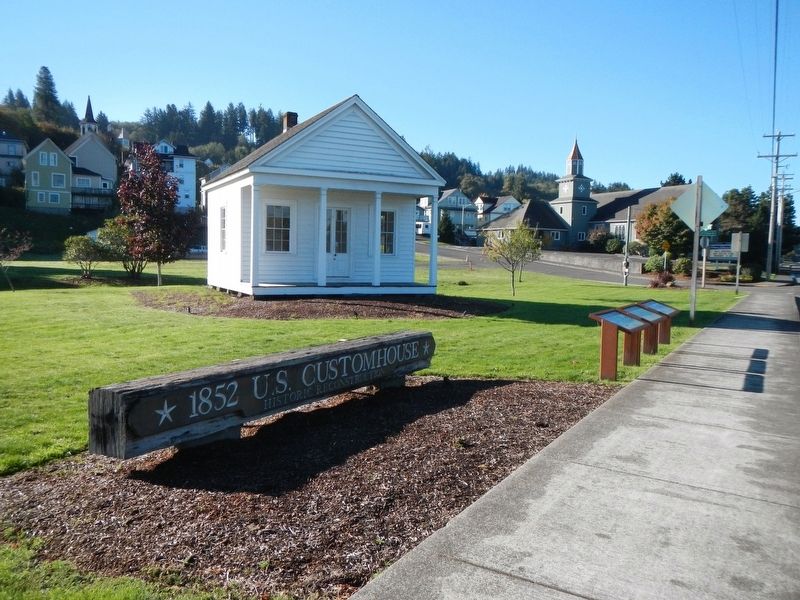The 1852 Astoria Custom House Marker image. Click for full size.