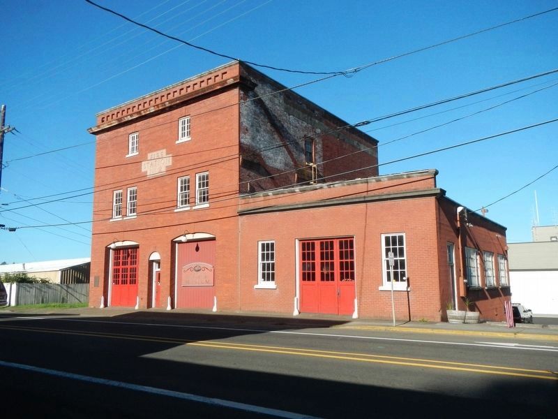 Fire Station No. 2 and Marker image. Click for full size.