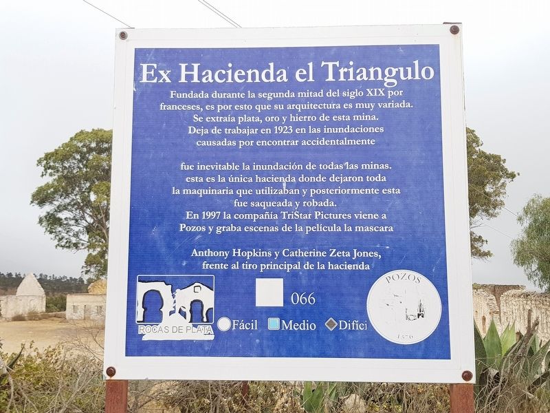Ex-Hacienda El Tri�ngulo Marker image. Click for full size.