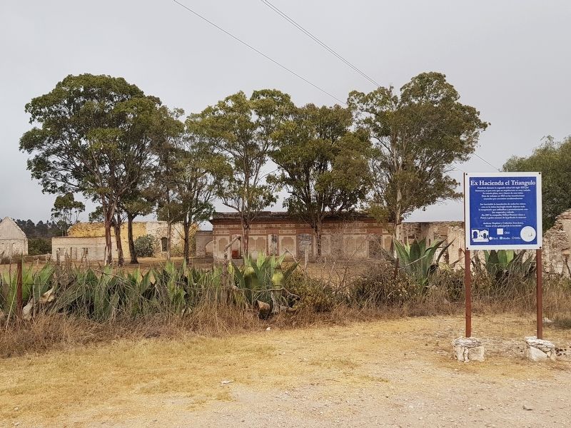 Ex-Hacienda El Tri�ngulo Marker image. Click for full size.