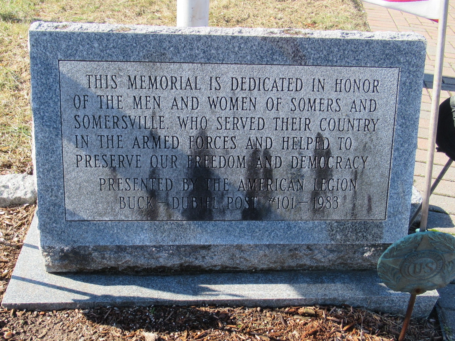 Somers and Somersville Veterans Memorial
