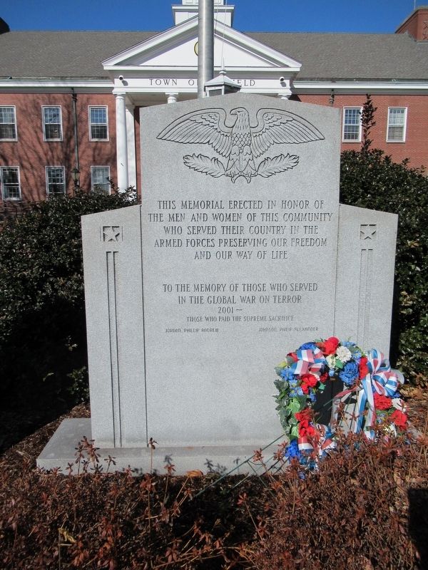 Enfield Veterans Monument image. Click for full size.