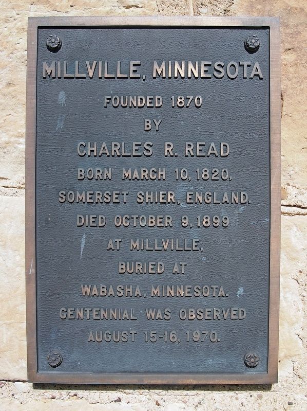 Millville, Minnesota marker image. Click for full size.