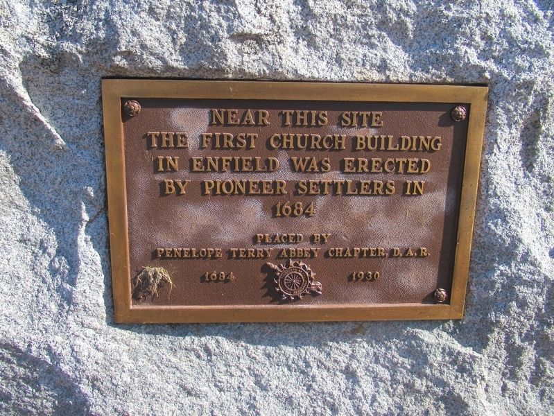 First Church in Enfield Marker. Click for full size. First Church in Enfield Marker image. Click for full size.
