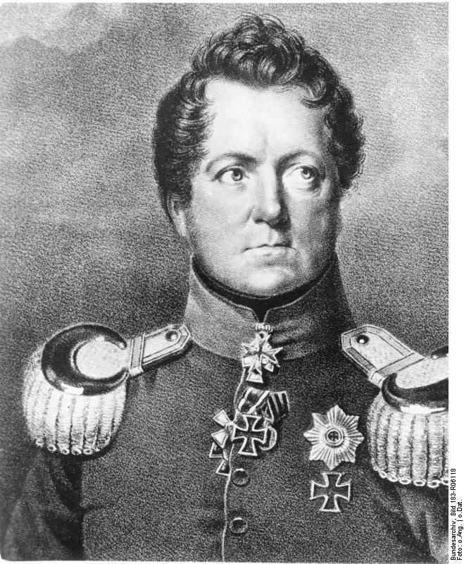 Field Marshal Antonius Neidhardt, Count of Gneisenau image. Click for full size.