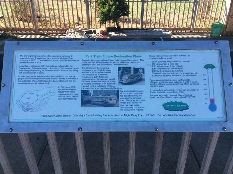 An additional, newer marker on the Park Train Future Restoration Plans image. Click for full size.