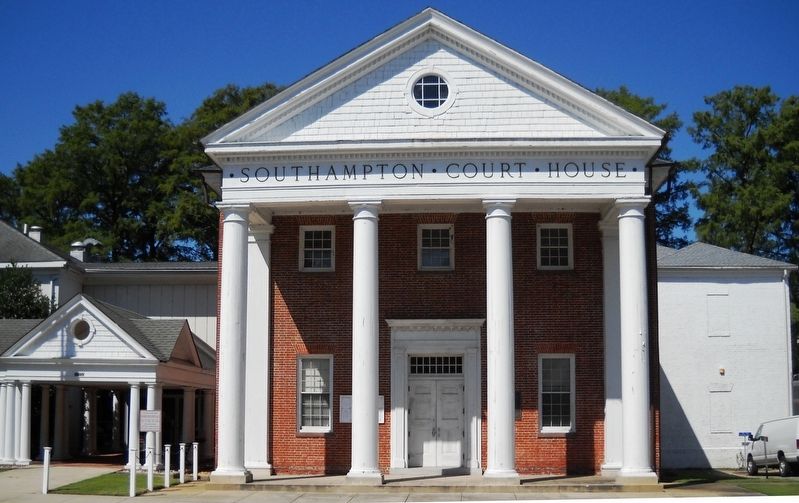 Southampton County Court House. image. Click for full size.