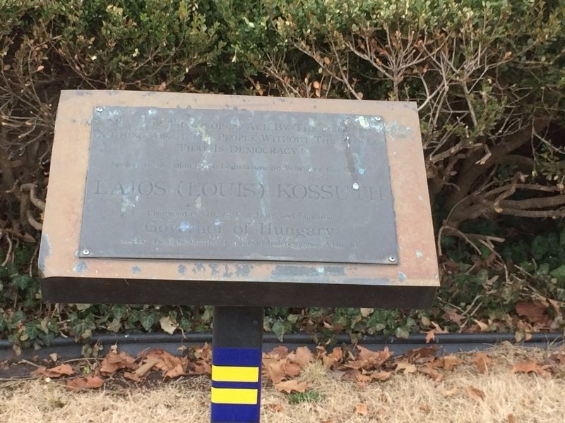 Laios (Louis) Kossuth Marker. Click for full size. Laios (Louis) Kossuth Marker image. Click for full size.