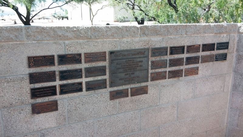 World War II Memorial Park Marker image. Click for full size.
