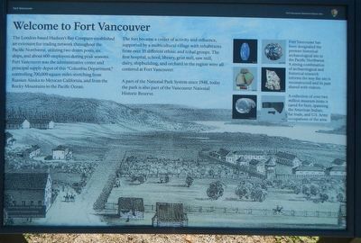 Welcome to Fort Vancouver Marker image. Click for full size.