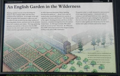 An English Garden in the Wilderness Marker image. Click for full size.