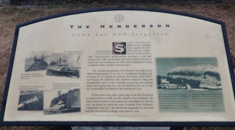 The Henderson Marker. Click for full size. The Henderson Marker image. Click for full size.