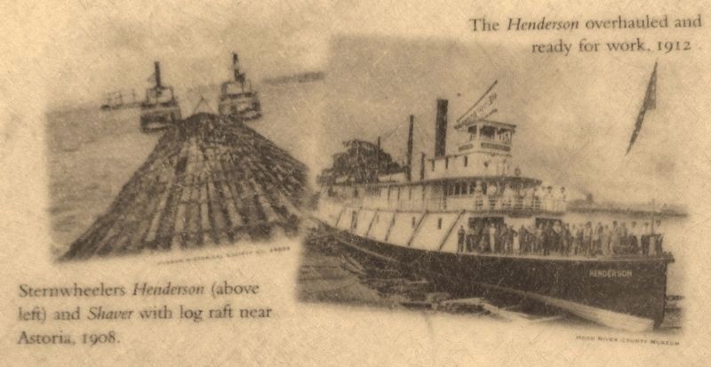 Marker detail: The <i>Henderson</i> and the <i>Shaver</i> image. Click for full size.