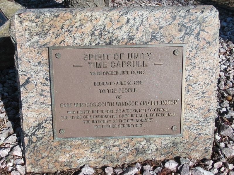 Spirit of Unity Time Capsule Marker image. Click for full size.