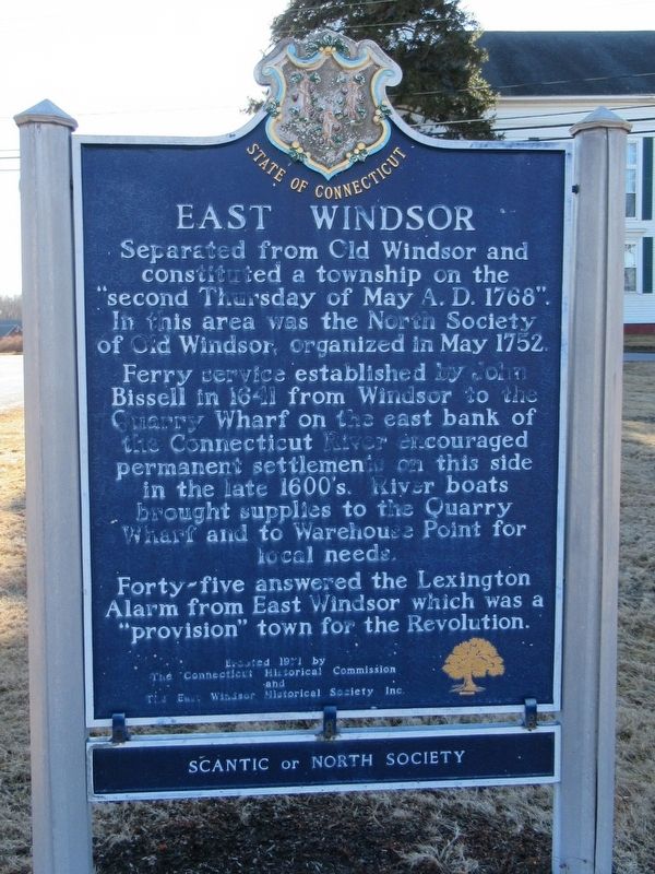 East Windsor Marker image. Click for full size.