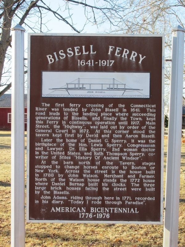 Bissell Ferry Marker image. Click for full size.