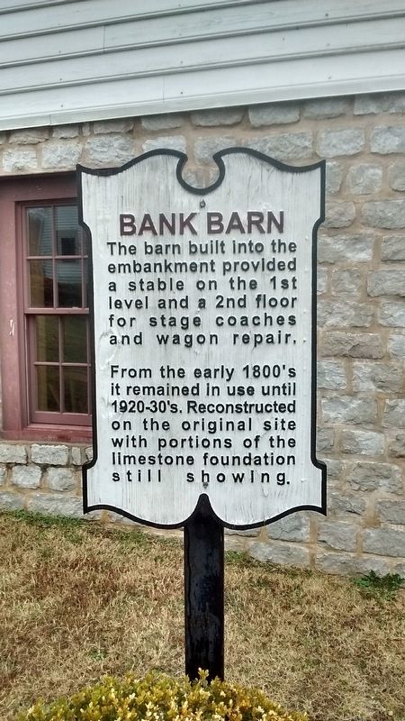 Bank Barn Marker image. Click for full size.