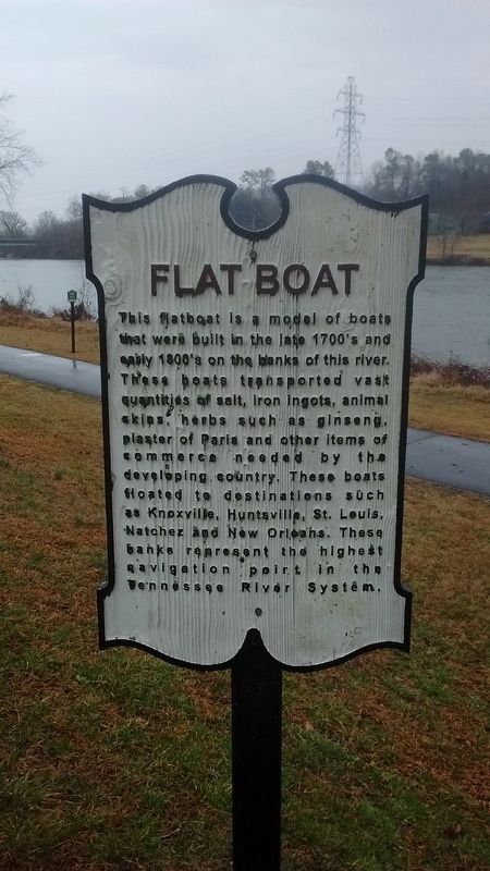 Flatboat Marker image. Click for full size.