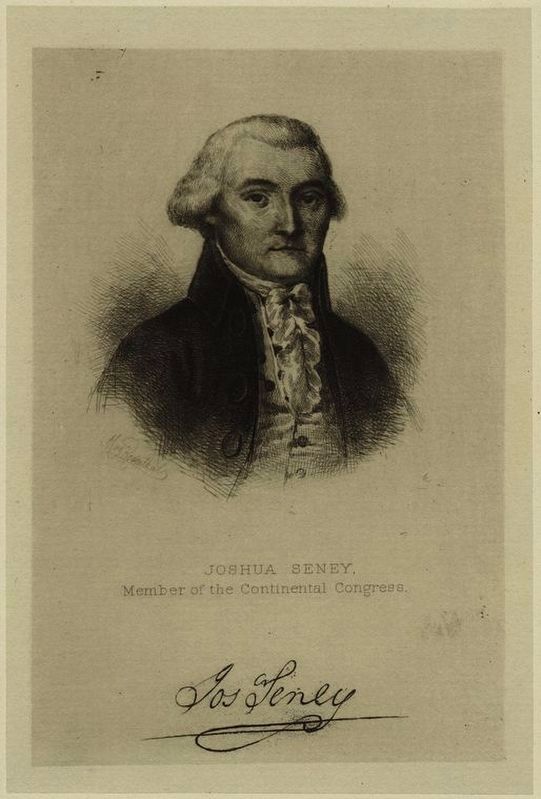 Joshua Seney, Member of the Continental Congress image. Click for full size.