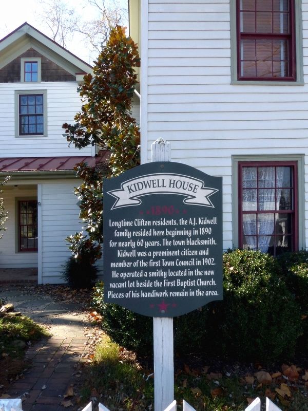 Kidwell House Marker image. Click for full size.