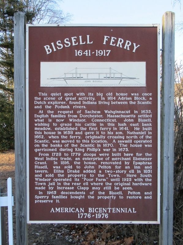 Bissell Ferry Marker. Click for full size. Bissell Ferry Marker image. Click for full size.