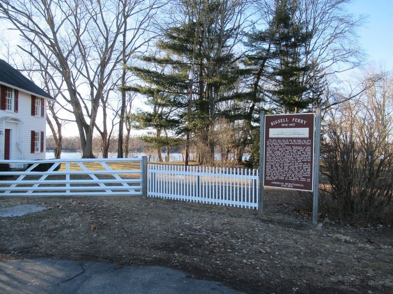 Bissell Ferry Marker. Click for full size. Bissell Ferry Marker image. Click for full size.