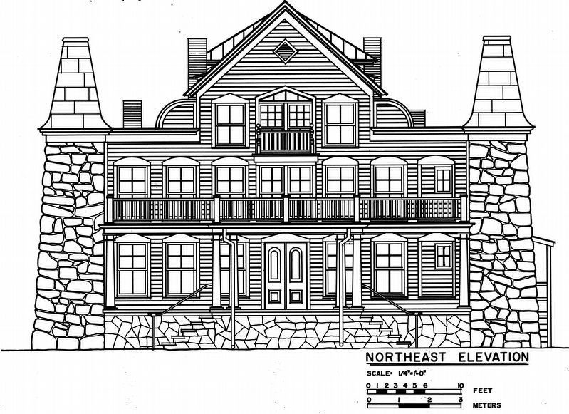Clara Barton House<br>Northeast Elevation image. Click for full size.