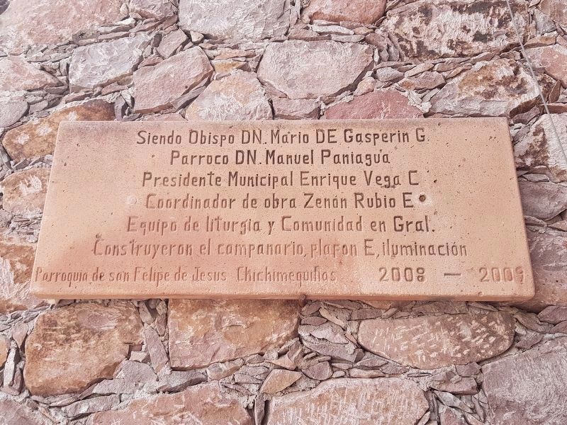 An additional marker at The Parish Church of Saint Philip of Jesus image. Click for full size.