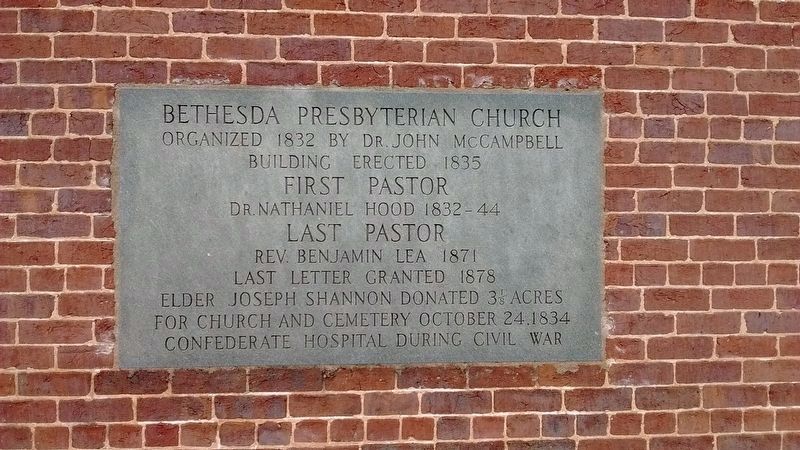 Bethesda Presbyterian Church image. Click for full size.