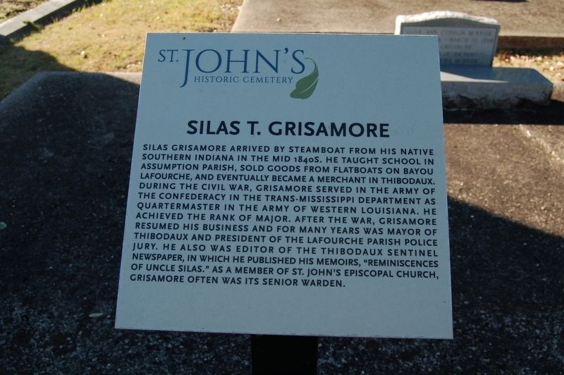 Silas T. Grisamore Marker image. Click for full size.