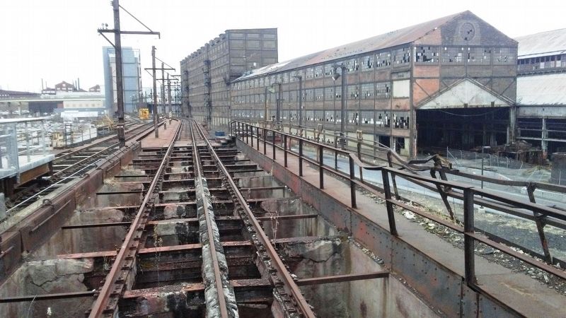 No. 2 Machine Shop and Trestle. Click for full size. No. 2 Machine Shop and Trestle image. Click for full size.