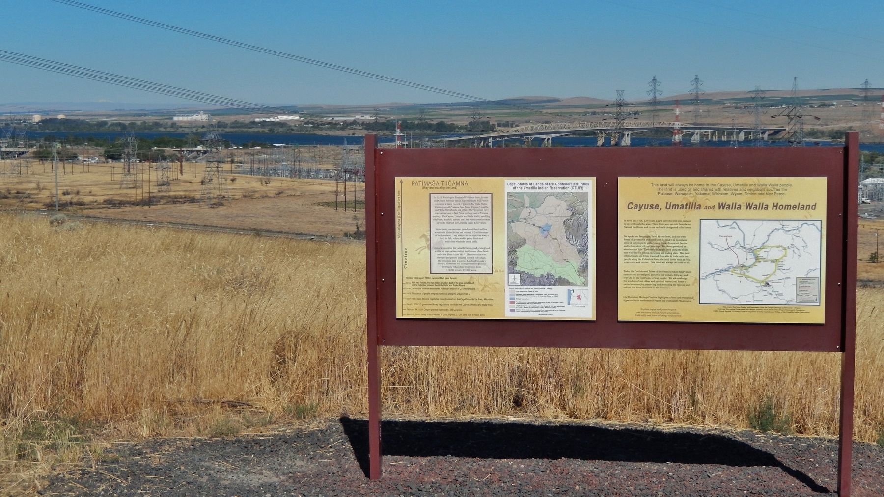 Patimasa Tiicamna Marker (<i>wide view showing adjacent marker on right</i>). Click for full size. Patimasa Tiicamna Marker (<i>wide view showing adjacent marker on right</i>) image. Click for full size.