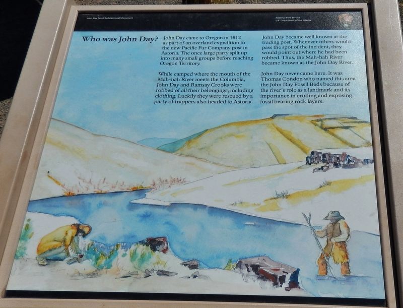 Who was John Day? Marker. Click for full size. Who was John Day? Marker image. Click for full size.