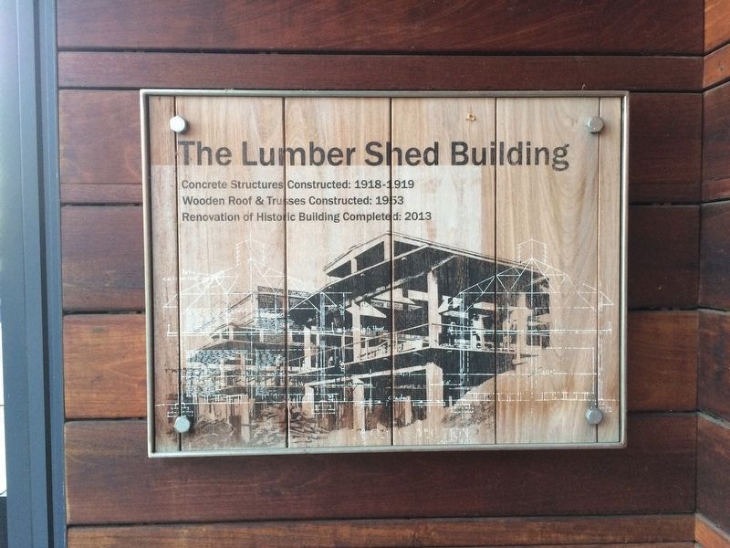The Lumber Shed Building Marker image. Click for full size.