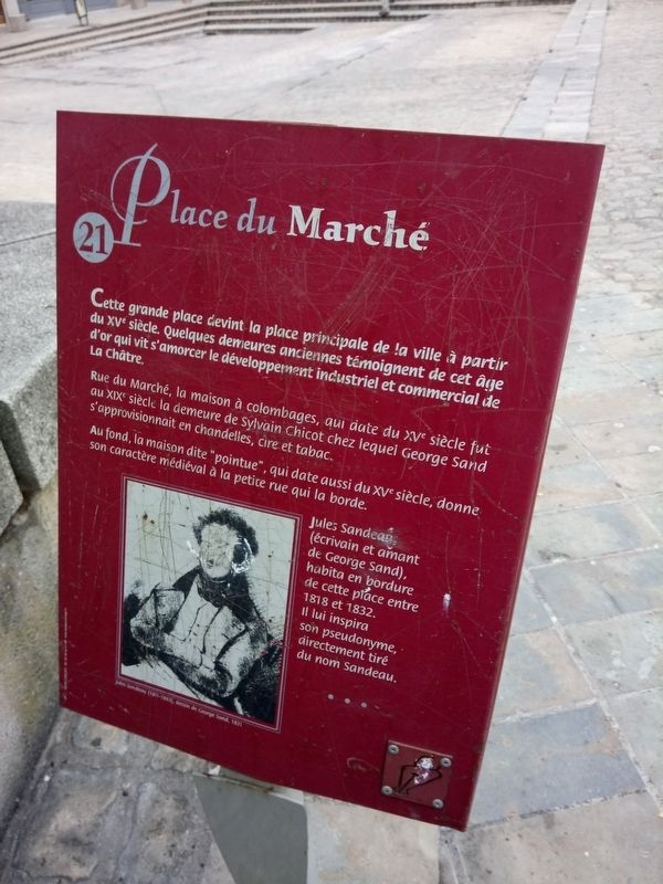 Place du marché Marker image. Click for full size.