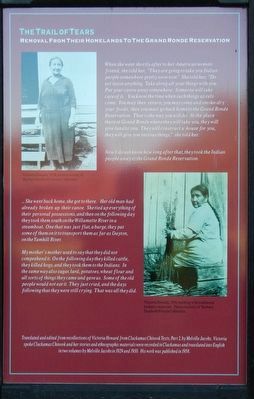 The Trail of Tears Marker. Click for full size. The Trail of Tears Marker image. Click for full size.