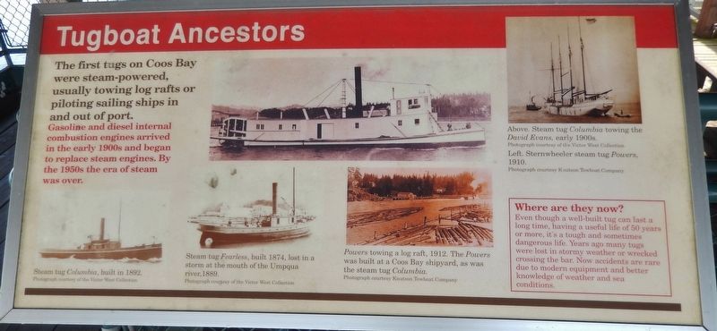 Tugboat Ancestors Marker. Click for full size. Tugboat Ancestors Marker image. Click for full size.
