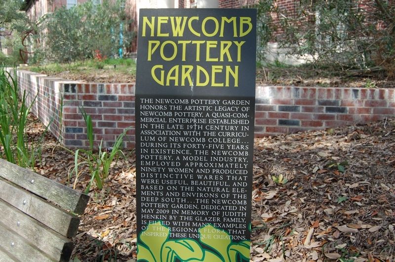 Newcomb Pottery Garden Marker image. Click for full size.